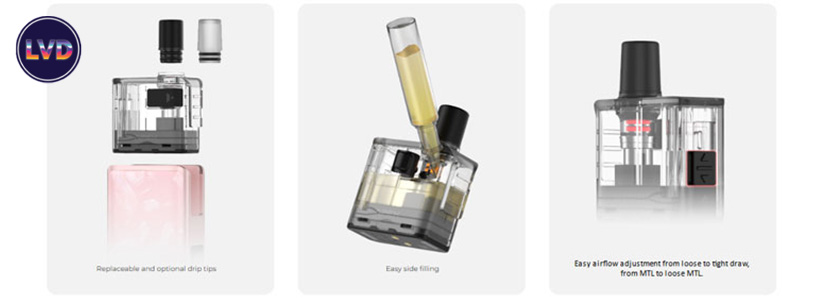 Remplissage de la cartouche Apex Vaporesso